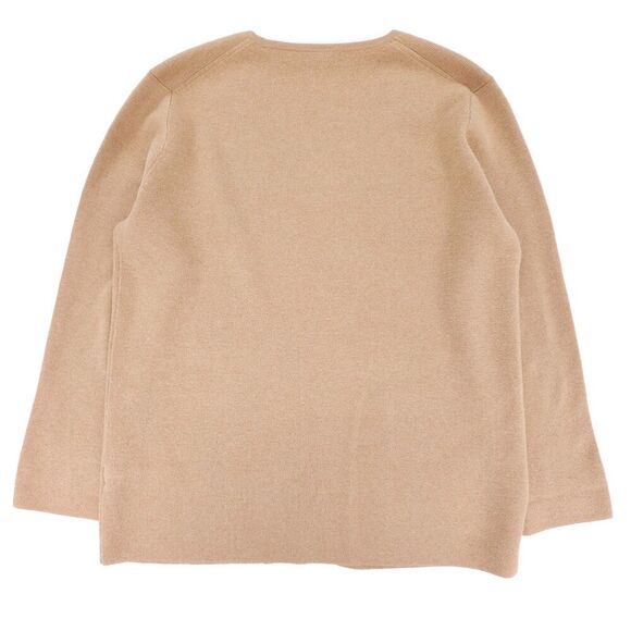 J CREW Wool Giselle V-Neck Sweater-Blazer Old Money Cardigan Camel Quiet Luxury - Picture 8 of 9